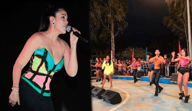 Maricarmen Marín se emociona tras cantar en losa deportiva llena de fans [VIDEO]
