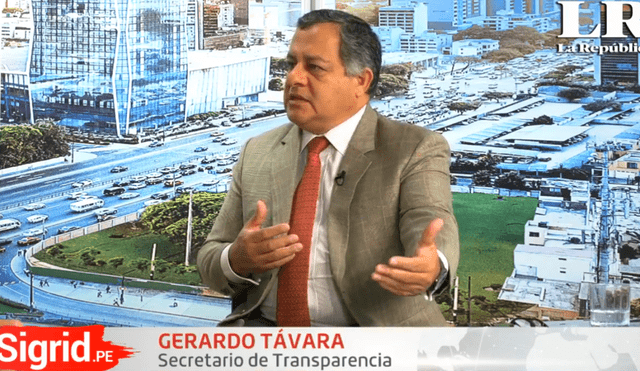 Sigrid.pe: Entrevista a Gerardo Távara, secretario de Transparencia
