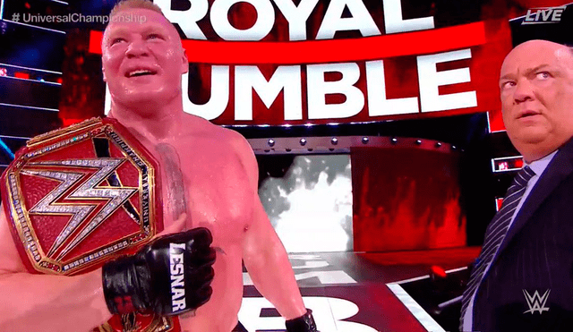 WWE Royal Rumble: Brock Lesnar sigue siendo el campeón Universal