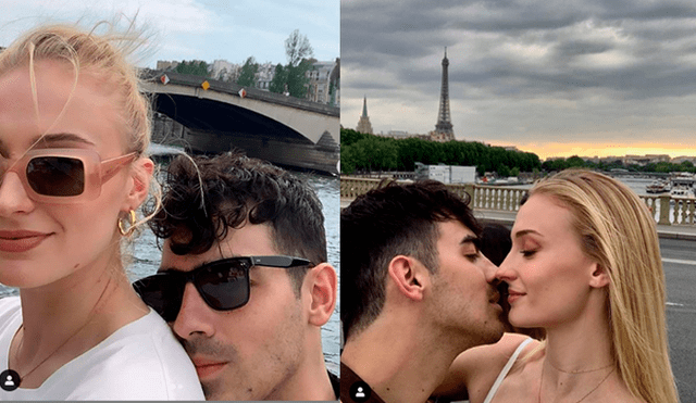 Sophie Turner y Joe Jonas más enamorados que nunca en París [FOTOS]