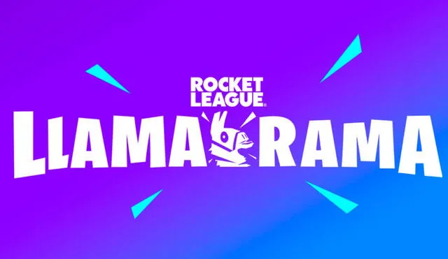 El evento crossover de Fortnite y Rocket League, Llama-Rama, será desde el 26 de setiembre hasta el 12 de octubre. Foto: Epic Games.