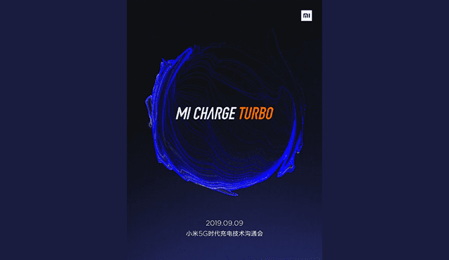 Xiaomi anunció la presentación del Mi Charge Turbo.