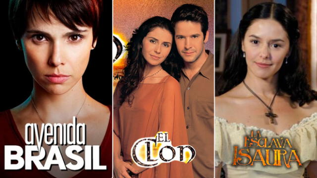 Las novelas brasileñas que causaron furor en Perú. Créditos: Composición