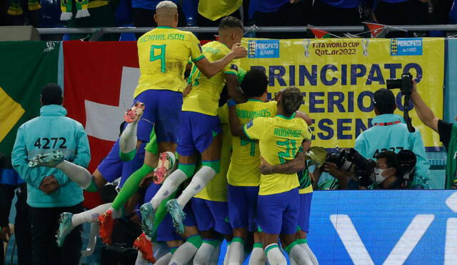 Brasil avanzó a los octavos de final de la Copa del Mundo. Foto: EFE