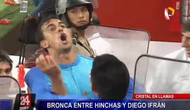 Sporting Cristal: la vergonzosa pelea de Diego Ifrán con los hinchas rimenses [VIDEO]