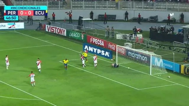Perú vs Ecuador: Antonio Valencia anotó el 1-0 tras grosero error de Advíncula [VIDEO]