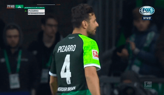 Esta banderola demuestra que Claudio Pizarro es ídolo en Werder Bremen [VIDEO]