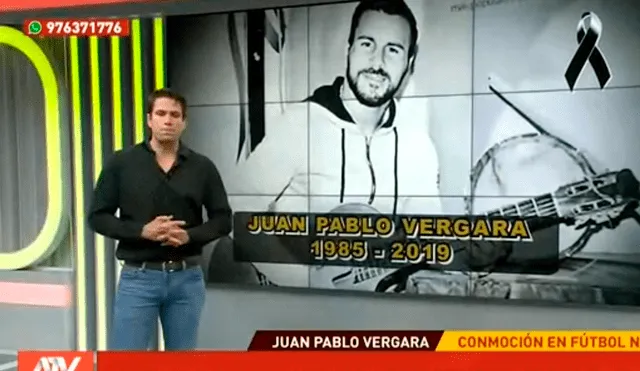 Paco Bazán se mostró consternado por el fallecimiento de Juan Pablo Vergara. | Foto: ATV