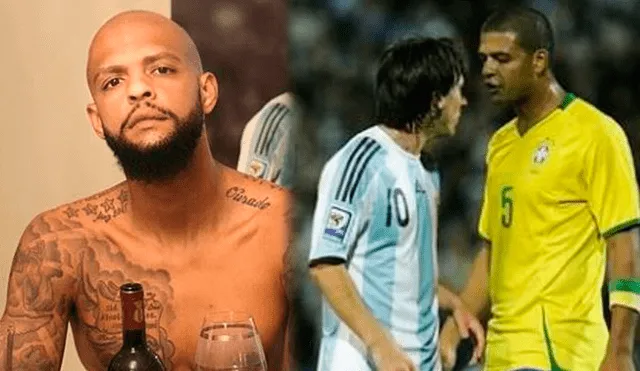El controversial futbolista brasileño concedió una entrevista al diario Clarín y reveló la estrategia que utilizaba la selección de Brasil para controlar a Messi.