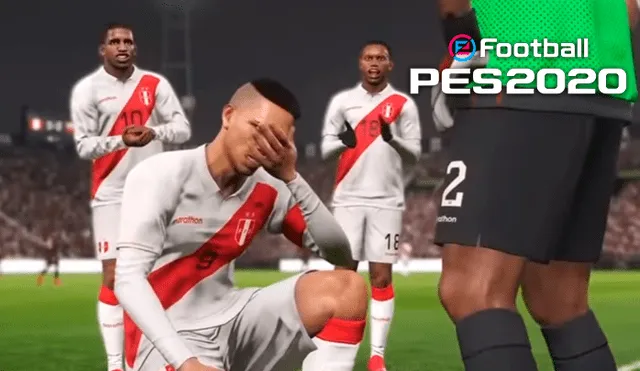 Truco de PES 2020 hace llorar a Paolo Guerrero tras marcar un gol.