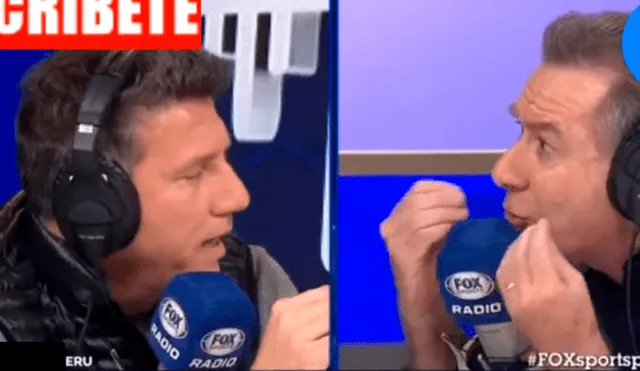 Paolo Guerrero: fuerte debate entre Eddie Fleischman y Flavio Maestri. Foto: Captura de video.