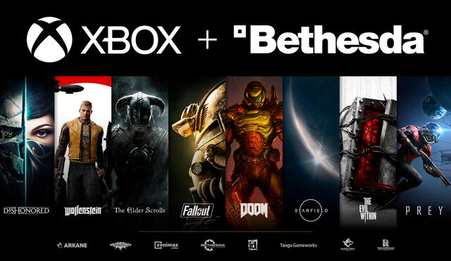 Xbox hace oficial la compra de Bethesda Studios y pasa a ser dueño de todas las franquicias de esta compañía. Foto: Microsoft.