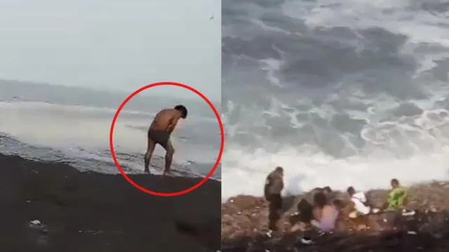 Chorrillos: joven no identificado muere ahogado en el Salto del Fraile [VIDEO]