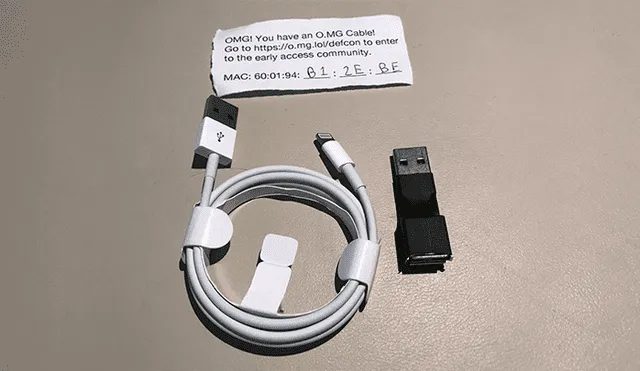 De esta manera un cable Lightning de Apple puede hackear tu computadora.