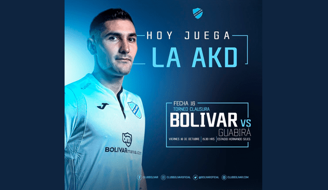 Bolívar vs Guabirá EN VIVO vía Tigo Sports por la fecha 16 de la Primera División de Bolivia.