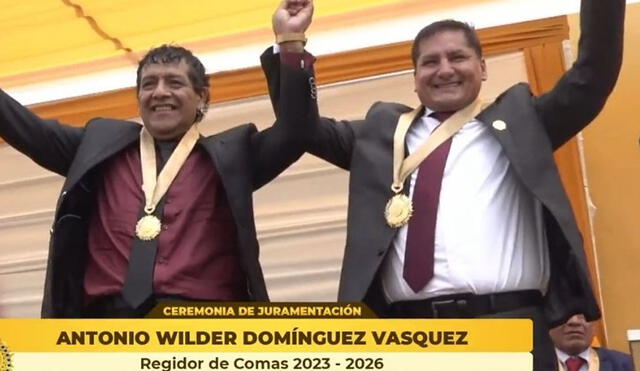 Toño Centella será regidor del distrito de Comas entre el 2023 y 2026. Foto: TV Perú