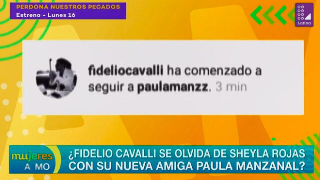 ¿Paula Manzanal es la manzana de la discordia entre Fidelio Cavalli y Sheyla Rojas?