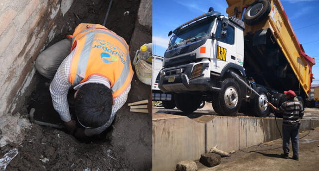 Arequipa: Sedapar detectó conexión clandestina de agua en lavadero de camiones