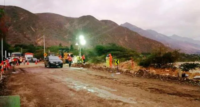 Restablecen tránsito en carretera Cajamarca - Ciudad de Dios