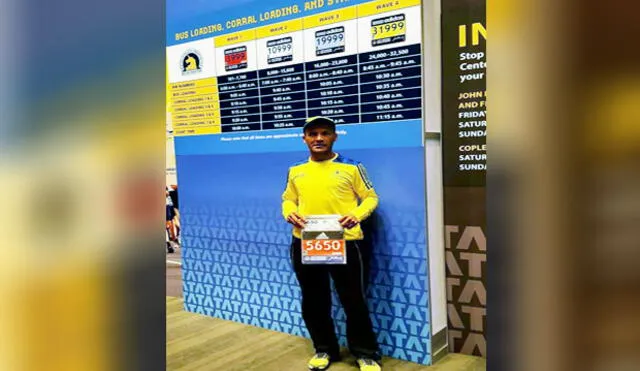 Atleta peruano correrá maratón en Boston 