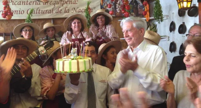 En algunas oportunidades, Vargas Llosa celebró su cumpleaños en Arequipa.