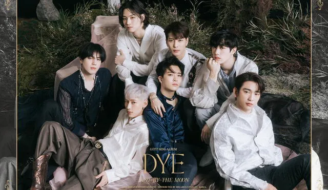 GOT7 en imagen promocional de su nuevo mini álbum DYE.