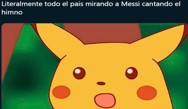 Lionel Messi entonó por primera vez el himno nacional con la selección Argentina.