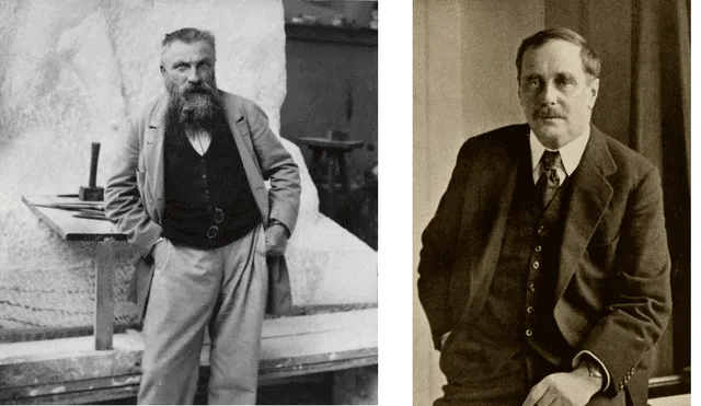 Descubren cartas inéditas de Auguste Rodin y HG Wells en Escocia