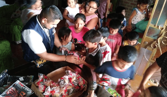 Piura: realizan chocolatadas para niños en Sullana