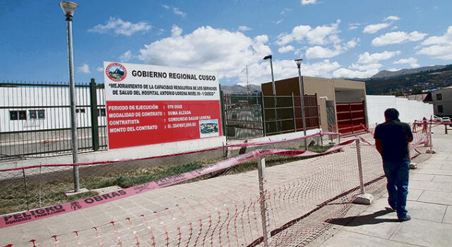 HOSPITAL LORENA. El proyecto de construcción del nosocomio de Cusco comenzó en 2012, pero fue manchado por la corrupción.