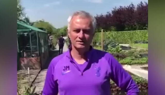 José Mourinho se convirtió en agricultor voluntario del Tottenham.