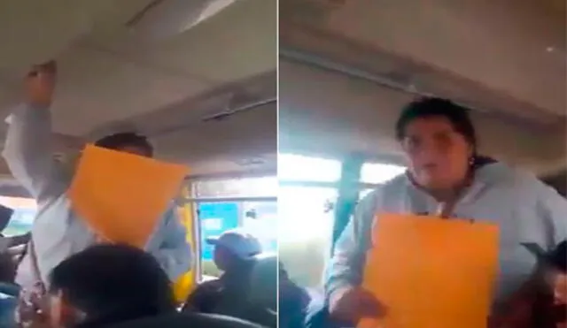 Facebook: Indigente sube a bus a pedir limosna y termina agrediendo a pasajera