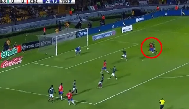 México vs Costa Rica EN VIVO: Joel Campbell y un potente testazo que puso el 1-0 [VIDEO]
