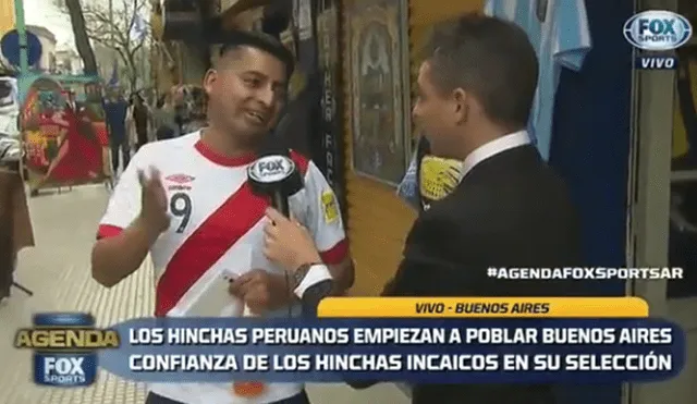 En YouTube, hincha peruano trolea a reportero de FOX Sports en pleno enlace [VIDEO]