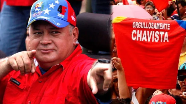 Diosdado Cabello anunció marcha en contra de Juan Guaidó. Foto: Composición