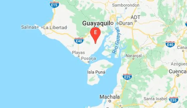 Sismo de 3.31 grados sacudió la provincia de Guayas en Ecuador