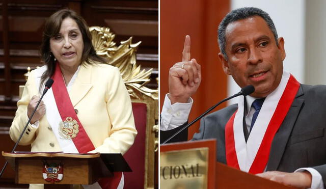 Francisco Morales emitió un pronunciamiento sobre la situación en el Perú durante la ceremonia de apertura del año jurisdiccional del TC. Foto: composición LR
