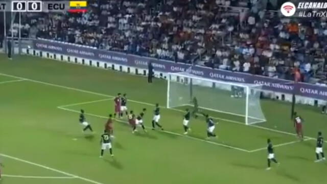 Ecuador vs Qatar: Akram Afif abrió el marcador para los qataríes [VIDEO]