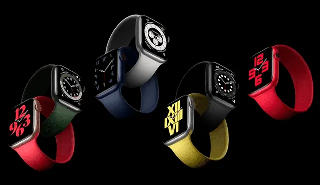 Apple presenta su nuevo smartwatch Apple Watch Series 6. Foto: Apple.