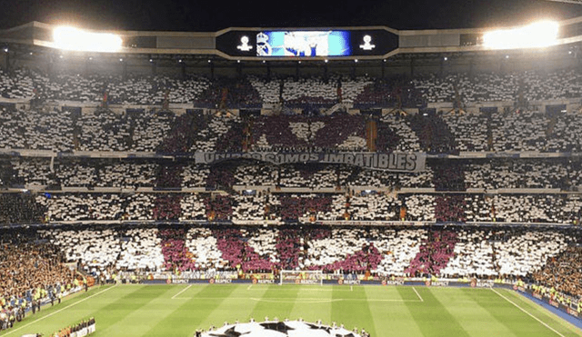 Real Madrid prepara increíble mosaico con motivador lema ante el Bayern Munich [FOTO]