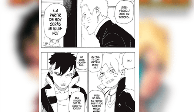 Boruto manga 34: ¿La traición? Kawaki y Kurama conversan sobre Naruto