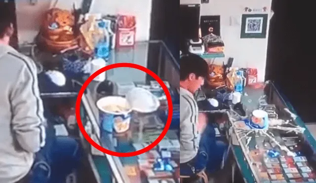 YouTube viral: cámaras captaron a plato de tallarines poseído por un ‘ente maligno’ [VIDEO] 