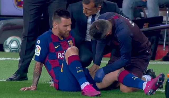 Lionel Messi no salió a jugar el segundo tiempo frente al Villarreal por lesión en partido correspondiente a la fecha 6 de la Liga Santander.