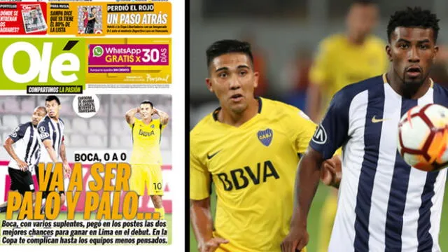 Alianza Lima vs. Boca Juniors: así informó la prensa argentina el empate por Copa Libertadores