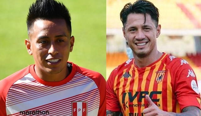 Christian Cueva y Gianluca Lapadula serían parte de la ofensiva de Perú ante Chile. Foto: FPF - Benevento