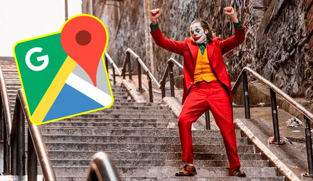 Desliza las imágenes para ver las escaleras en la que el ‘Joker’ y que fueron encontradas con Google Maps. Foto: Google.