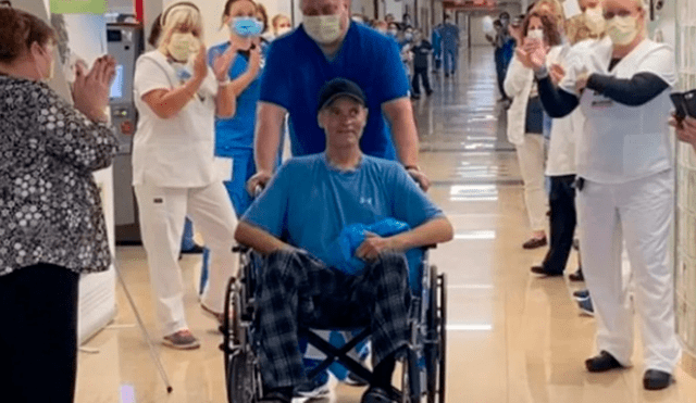 Hombre que sobrevivió a los atentados del 11-S y al cáncer abandonó el hospital tras vencer al coronavirus. Foto: Clarín