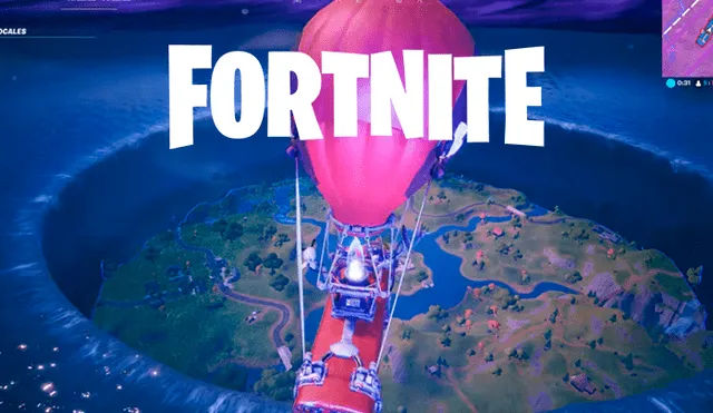 Actualmente, la isla de Fortnite está dentro de un agujero en el mar. Foto: composición La República.