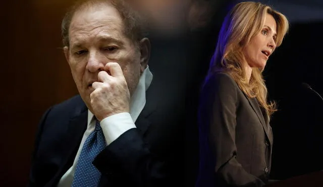 Siebel testificó contra Harvey Weinstein, afirmando haber sido violada por él en una habitación de hotel en el año 2005. Foto: Composición LR / Lea Suzuki/The Chronicle / Etienne Laurent / POOL/AFP