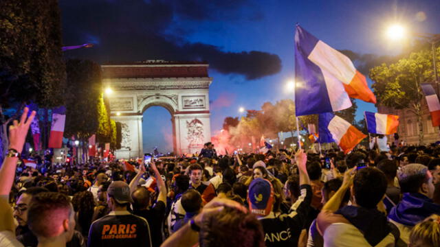 Francia en la final del Mundial: miles de personas celebraron el triunfo en París [VIDEO]